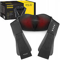 Накидка-масажер 4FIZJO Shiatsu Pro+ для шиї та спини Black/Grey (P-5907739319067)