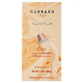 Кава в капсулах Carraro Aluminium Vaniglia Nespresso
