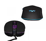 Комп'ютерна миша Frime "CONQUEROR", USB, оптична, 6400 dpi, RGB підсвічування, 1.8 м Black, фото 5