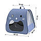Рюкзак-переноска для тварин котів і собак Taotaopets 247723 Blue, фото 5