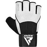Рукавички для фітнесу RDX  W3 WHITE WITH EVA PADDING-L, фото 3