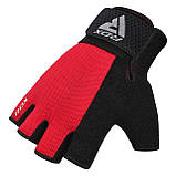 Рукавички для фітнесу RDX W1 HALF RED PLUS-XL, фото 5