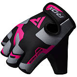 Рукавички для фітнесу RDX F6 Sumblimation PINK S, фото 4