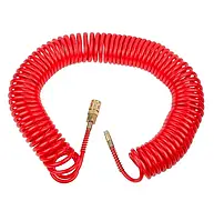 Шланг спіральний (PU) армований 15 м 5.5х8мм REFINE (7013431)