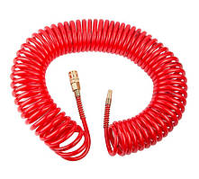 Шланг спіральний (PU) армований 15м 6.5х10мм REFINE (7013481)