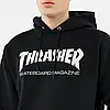 Толстовка Thrasher чоловіча | жіноча чорна — худі з капюшоном Трешер — весна | літо | осінь — S M L XL XXL |, фото 3