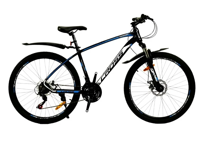 Велосипед Cross 26`` Tracker 2022 Рама 17`` black-blue
