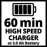 Комплект Акумулятори + Зарядний пристрій Einhell 18 V 3.0 Ah Twincharger Kit (4512083), фото 5