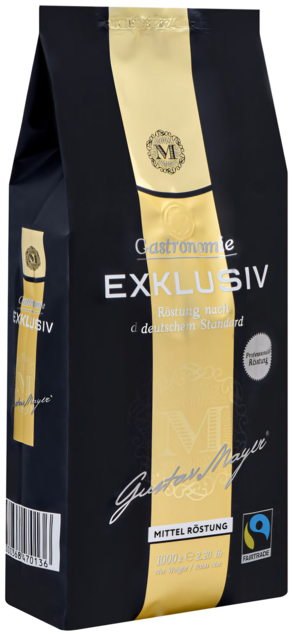 Кава в зернах Gustav Mayer Exklusiv 1кг, 100% арабіка, фото 1
