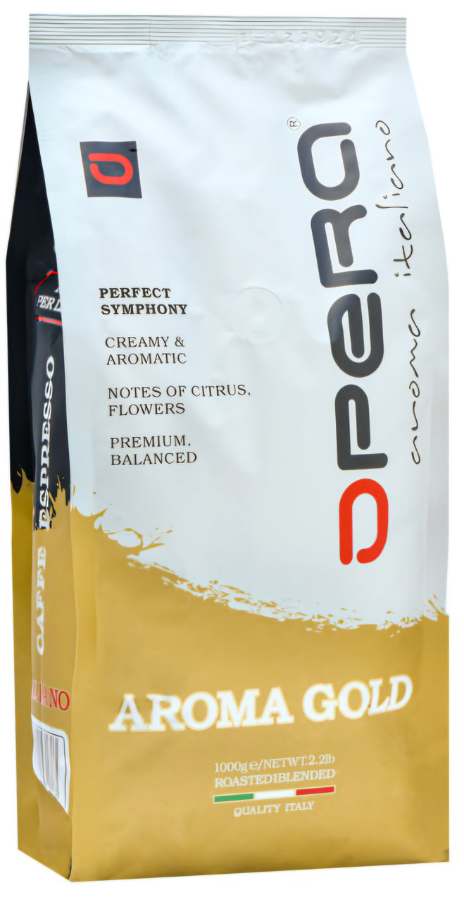 Кава у зернах Opera Aroma Gold 1000г 100% арабіка свіжого обсмажування