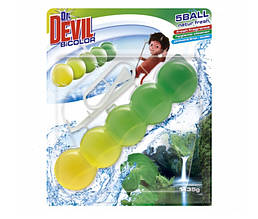 Туалетні кульки Dr.Devil WC BiColor Природна Свіжість 1х35 г
