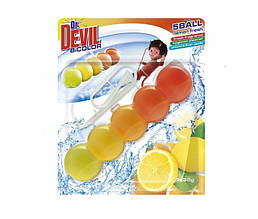 Туалетні кульки Dr.Devil WC BiColor Лимонна Свіжість 1х35 г