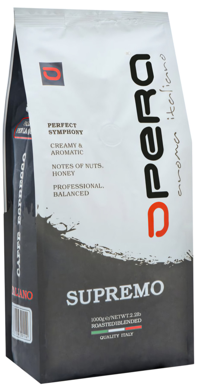 Кава у зернах Opera Supremo 1000г 80/20 свіже обсмажування