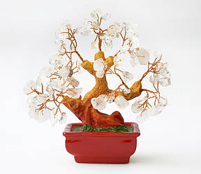 Дерево Счастини з камінням Гірський кришталь