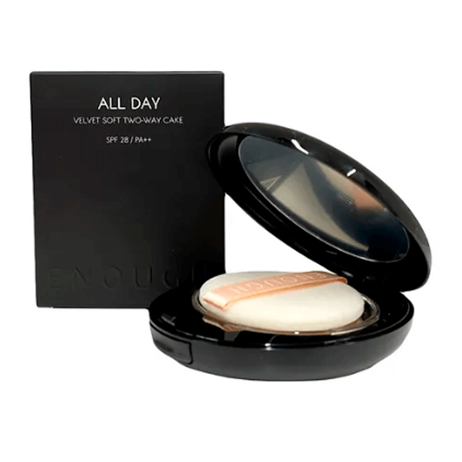 Пудра для обличчя ENOUGH All Day Velvet Soft Two-Way Cake SPF 28 PA++#13, фото 1