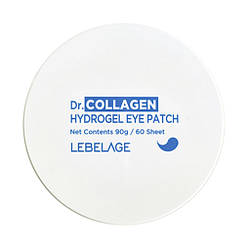 Гідрогелеві патчі для очей з гіалуроновою кислотою LEBELAGE Dr.COLLAGEN HYDROGEL EYE PATCH 90g / 60