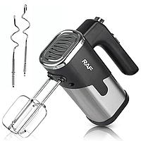 Міксер ручний RAF 6630, 300 Вт, 5 швидкостей/ Міксер кухонний з насадками/Електричний міксер для кухні