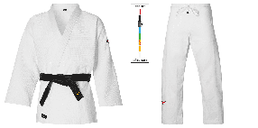 Кімоно дзюдогі для дзюдо (Куртка + штани) Mizuno SAIKI 22GAA023 + 22GBA023