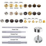 Набір для встановлення фурнітури 305 предмета, кнопки люверси хольнітени, фото 4