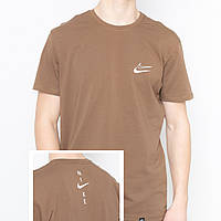 Чоловіча футболка Nike GM-2504 (спинка) т.беж+б