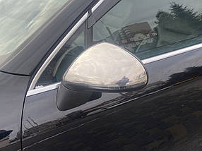 Накладки на дзеркала (2 шт. нерж.) OmsaLine - Італійська нержавіюча сталь для Volkswagen Touareg 2010-2018 рр