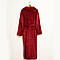 Зручний жіночий довгий теплий махровий халат для дому сауни лазні колір червоний розмір M, фото 4