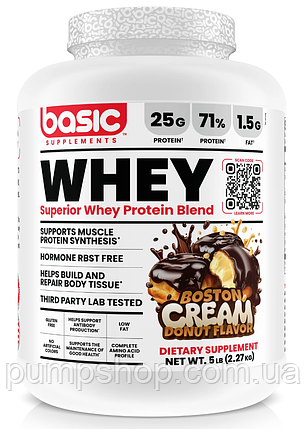 Багатокомпонентний протеїн Basic Supplements Superior Whey Protein Blend 2270 г, фото 1