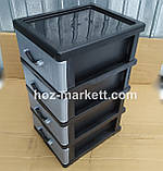 Комод тумбочка міні на 4 ящики, фото 5