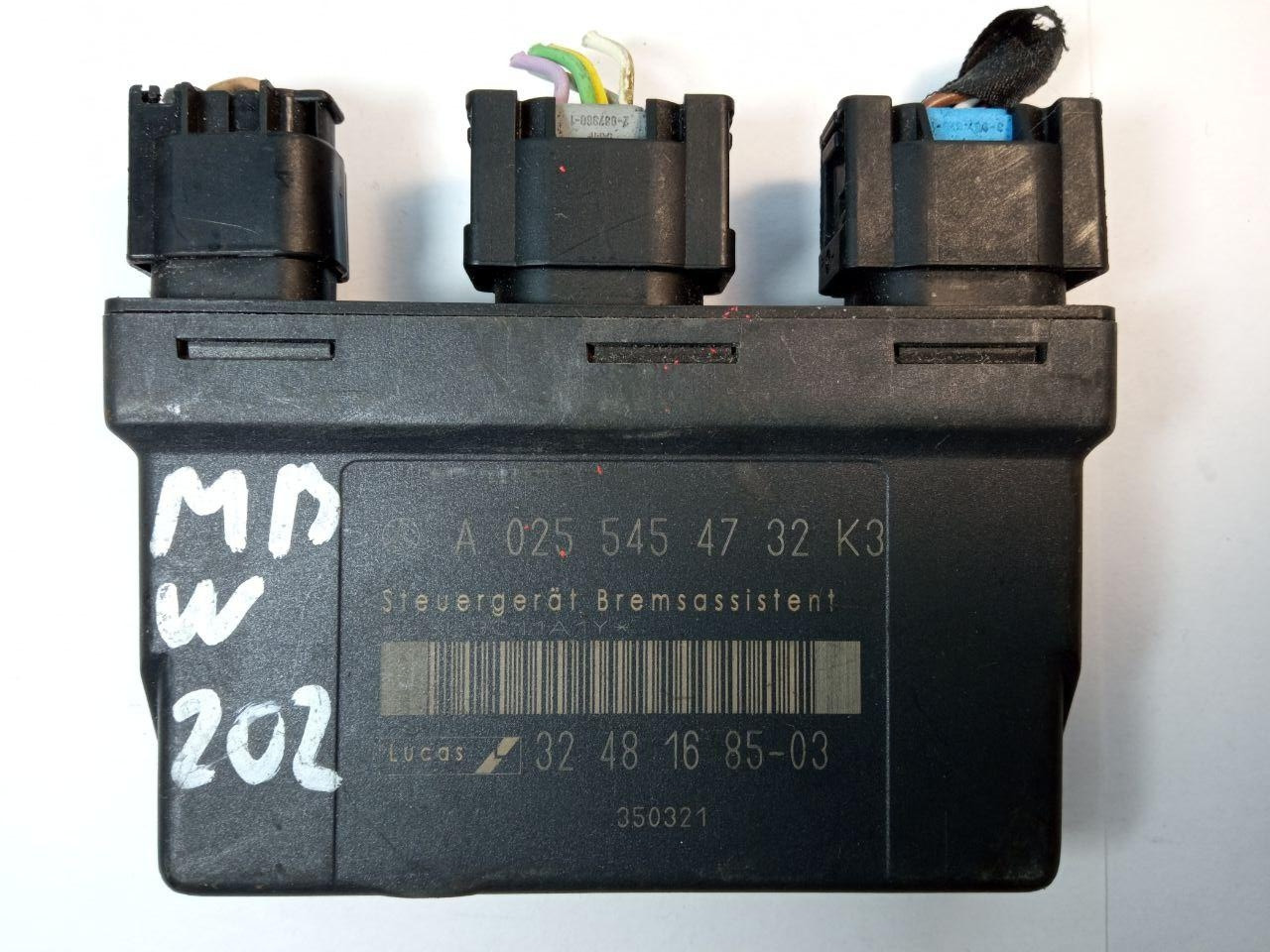 Електронний блок керування Mercedes A025 545 47 32 K3 32481685-03 MB W202