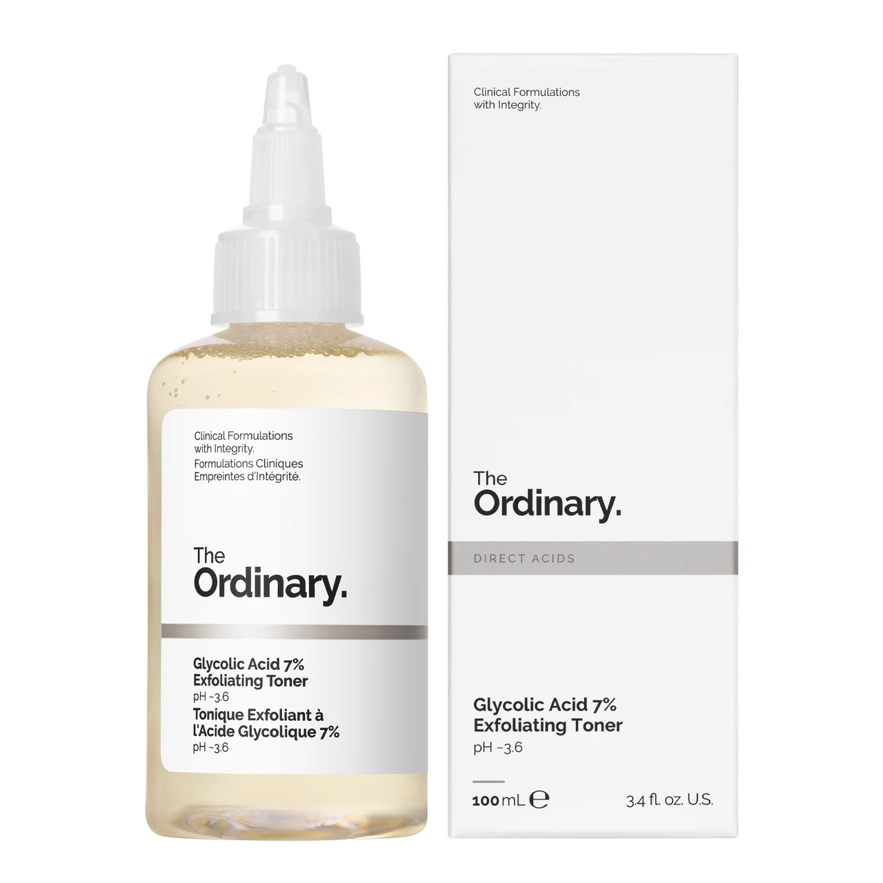 The Ordinary Glycolic Acid 7% Toning Solution тонік з 7% гліколевою кислотою 100 мл, фото 1