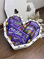 Сладкий подарок Milka | Шоколад, печенье Вкусный сладкий бокс Набір для справжніх ласунів