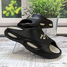 Шльопанці чоловічі сланці Гіпаніс чорні з світло-сірим пінкові 3871