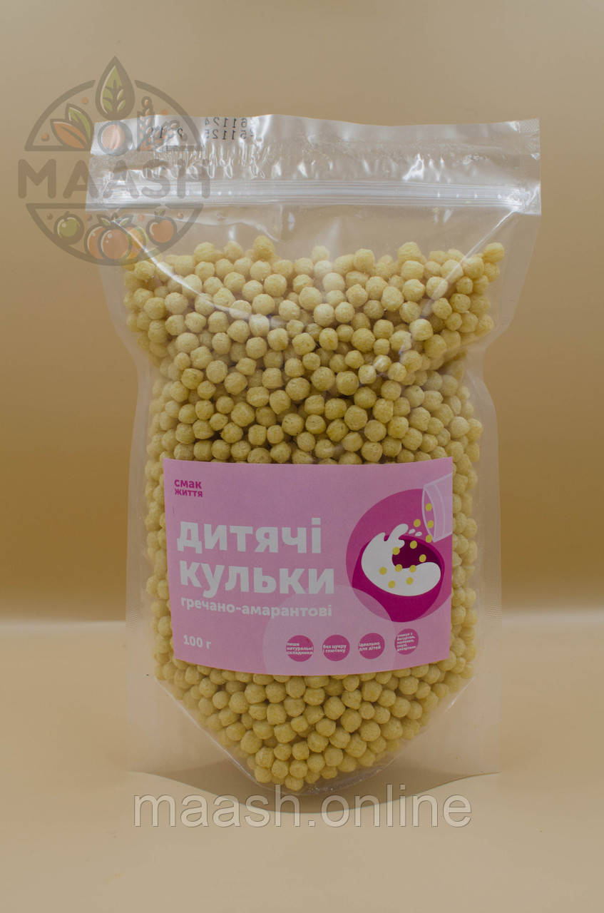 Дитячі Кульки Гречано-Амарантові Смак Життя, 100г