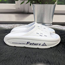 Шльопанці сланці жіночі Гіпаніс білі пінкові 4742