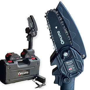 Акумуляторна мініпилка 4 дюйми для саду з двома АКБ, Ручна пила на акумуляторі, мініелектропила