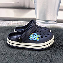 Кроки дитячі для хлопчика Luck Line темно-сині з жабкою 5108