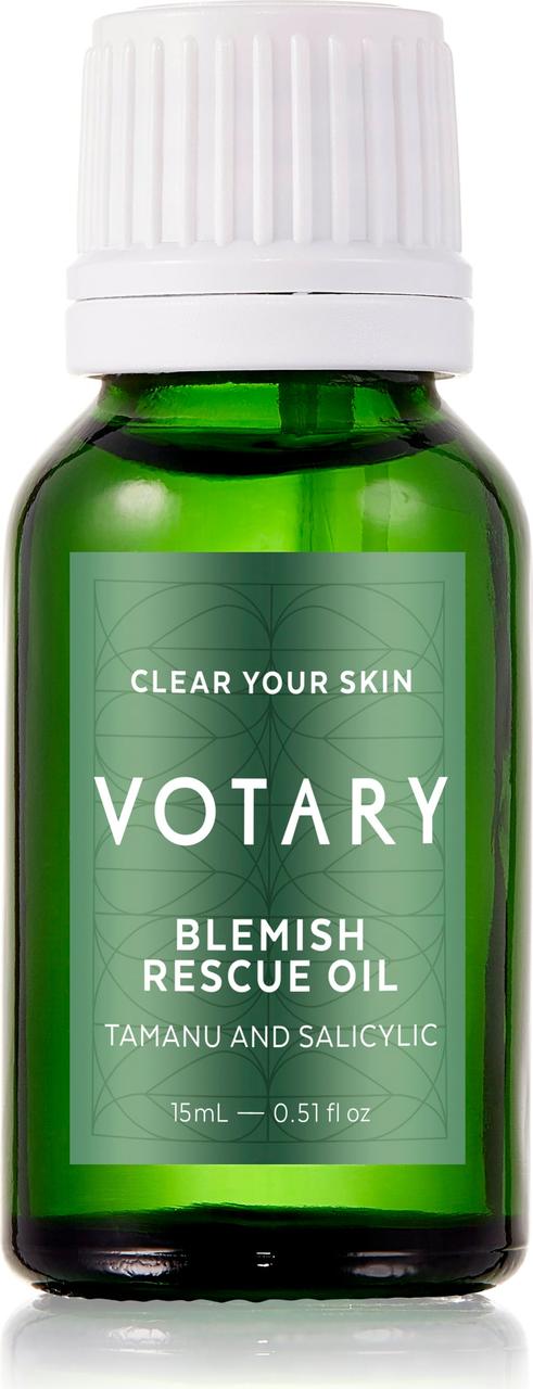 Олійний засіб для боротьби із висипаннями шкіри Votary Blemish Rescue Oil - Tamanu And Salicylic - 15ml, фото 1