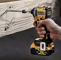 Професійний шурупокрут акумуляторний ударний безщітковий DeWALT DCF850NT : без АКБ,1 ⁄ 4, 206Нм (DCF850NT), фото 6