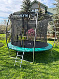 Батут дитячий з сіткою, Батут 312см, Дитячий батут на пружинах, Батут для спорту, Батут круглий для дітей, фото 4