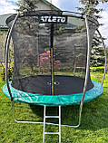 Батут дитячий з сіткою, Батут 312см, Дитячий батут на пружинах, Батут для спорту, Батут круглий для дітей, фото 5
