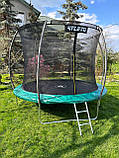 Батут дитячий з сіткою, Батут 312см, Дитячий батут на пружинах, Батут для спорту, Батут круглий для дітей, фото 7