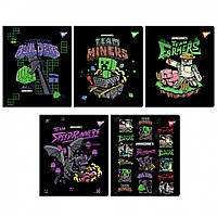 Зошит шкільний А5 12 аркушів лінія Minecraft.Team YES, 767511