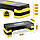 Степ-платформа 3-ступінчаста 4FIZJO 69 х 28 х 10-15-20 см Black/Yellow (P-5907739311436), фото 8