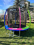 Батути для дітей 312 см, Батут із захисною сіткою, Спортивні батути та комплектуючі, Дитячі батути для дому, фото 3