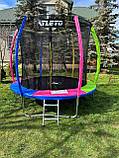 Батути для дітей 312 см, Батут із захисною сіткою, Спортивні батути та комплектуючі, Дитячі батути для дому, фото 7