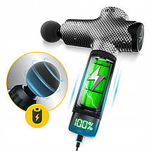 Ручний перкусійний масажер 4FIZJO Massage Gun Evo 30 Вт (масажний пістолет) 4FJ0591 Poland, фото 4