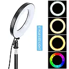 Тримач з кільцевим освітленням Bluetooth 6" RGB100 (Kit1) |45cm Stand, USB Powered, 2800-5800K|, фото 5