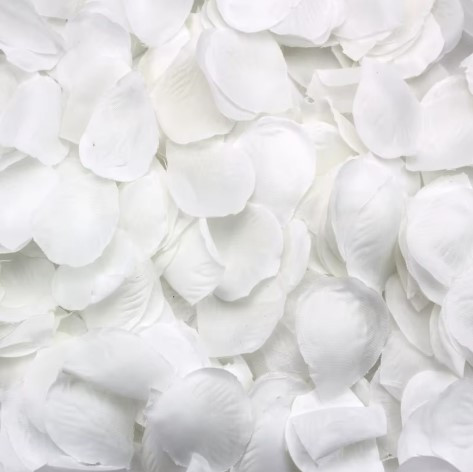 Пелюстки роз штучні білі, 800 шт/уп, фото 1