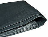 Тент 100 г/м2 3х5м "Grey" — Поліпропіленовий тент від дощу та снігу, укриття для машини, альтанки, намети, ліси, фото 3