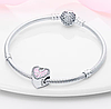 Срібний шарм-підвіска у стилі PANDORA Romantic Charm 925 проба срібна намистна на браслет ПАНДОРА, фото 3